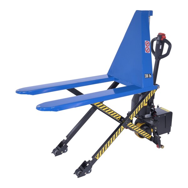Vestil Steel DC Powered Tote Lift 27x45 Traction Drive 3000 Lb. Capacity, Blue L-270-DC-HD-CTD - main